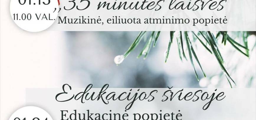 Sausio renginiai Ceikiniuose