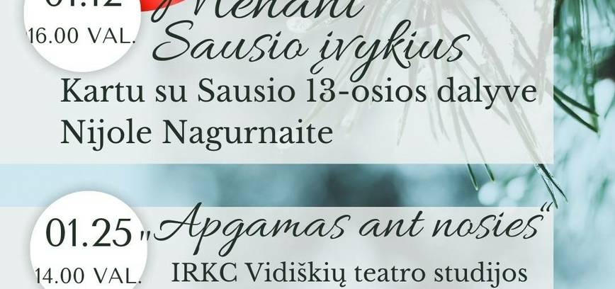 Sausio renginiai Naujajame Daugėliškyje