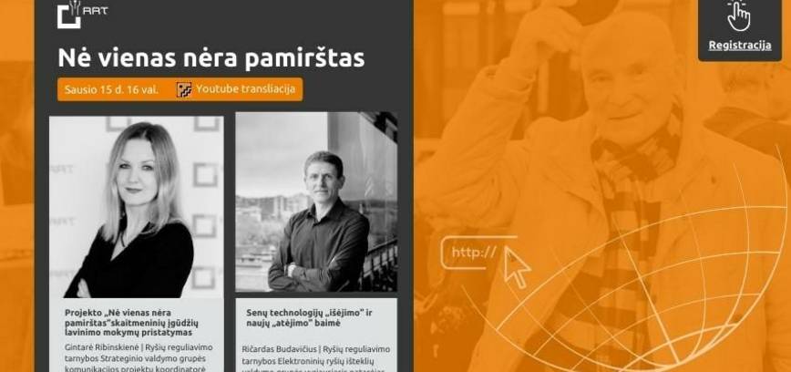 Nuotolinė paskaita „Nė vienas nėra pamirštas“