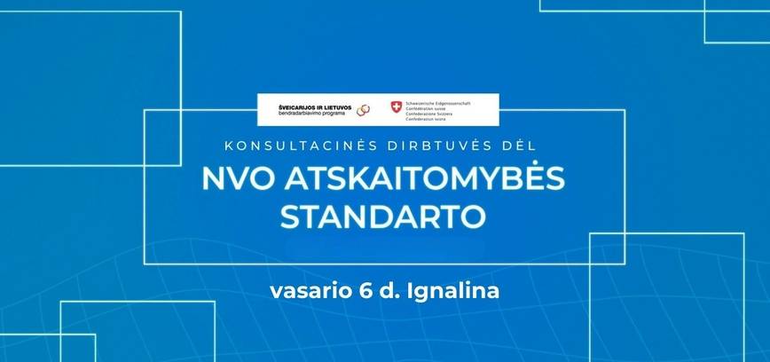 Ignalina: NVO atskaitomybės standarto kūrimas