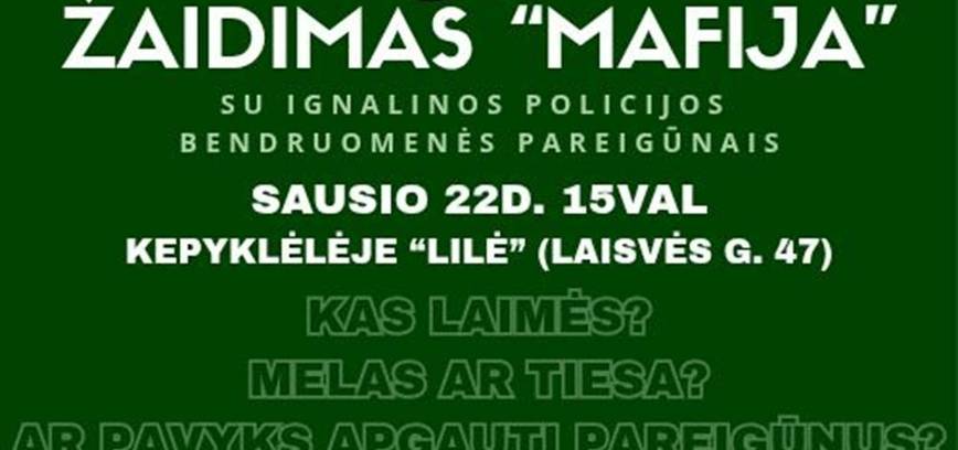 Vaidmenų žaidimas „Mafija“