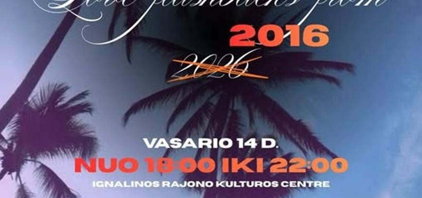 Diskoteka 8–12 klasių mokiniams