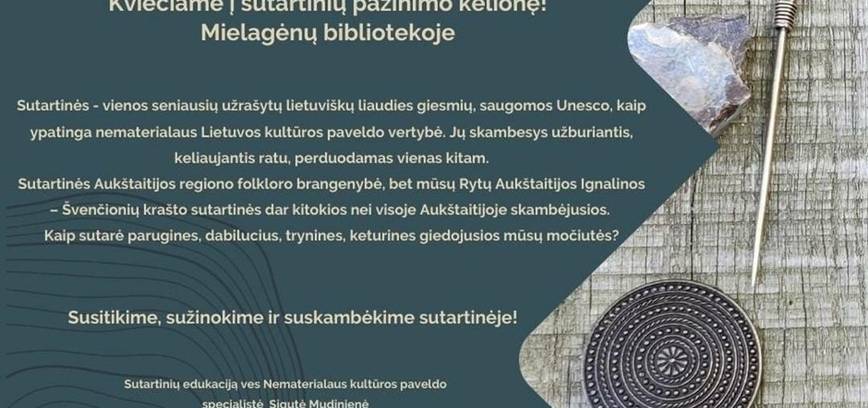 Sutartinių pažinimo kelionė „Sutariam – susiuturam“