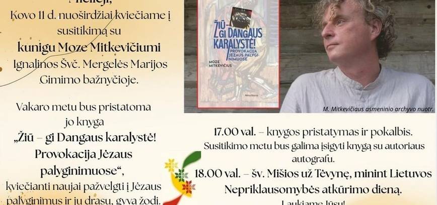 Susitikimas su kunigu Moze Mitkevičiumi