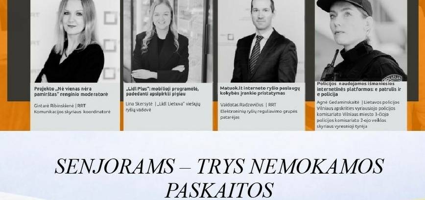 Projekto „Nė vienas nėra pamirštas“ nuotolinė paskaita