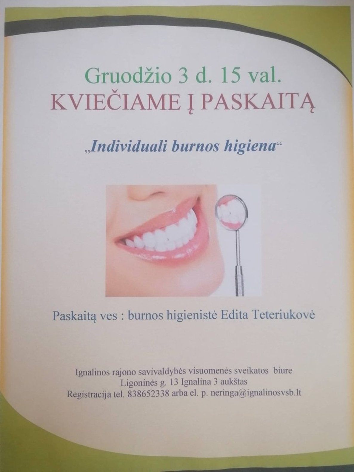 Individuali burnos higiena