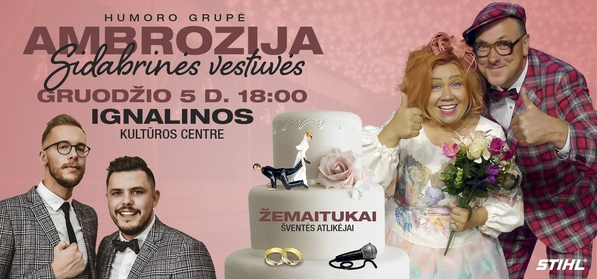 Humoro grupė Ambrozija „Sidabrinės vestuvės“