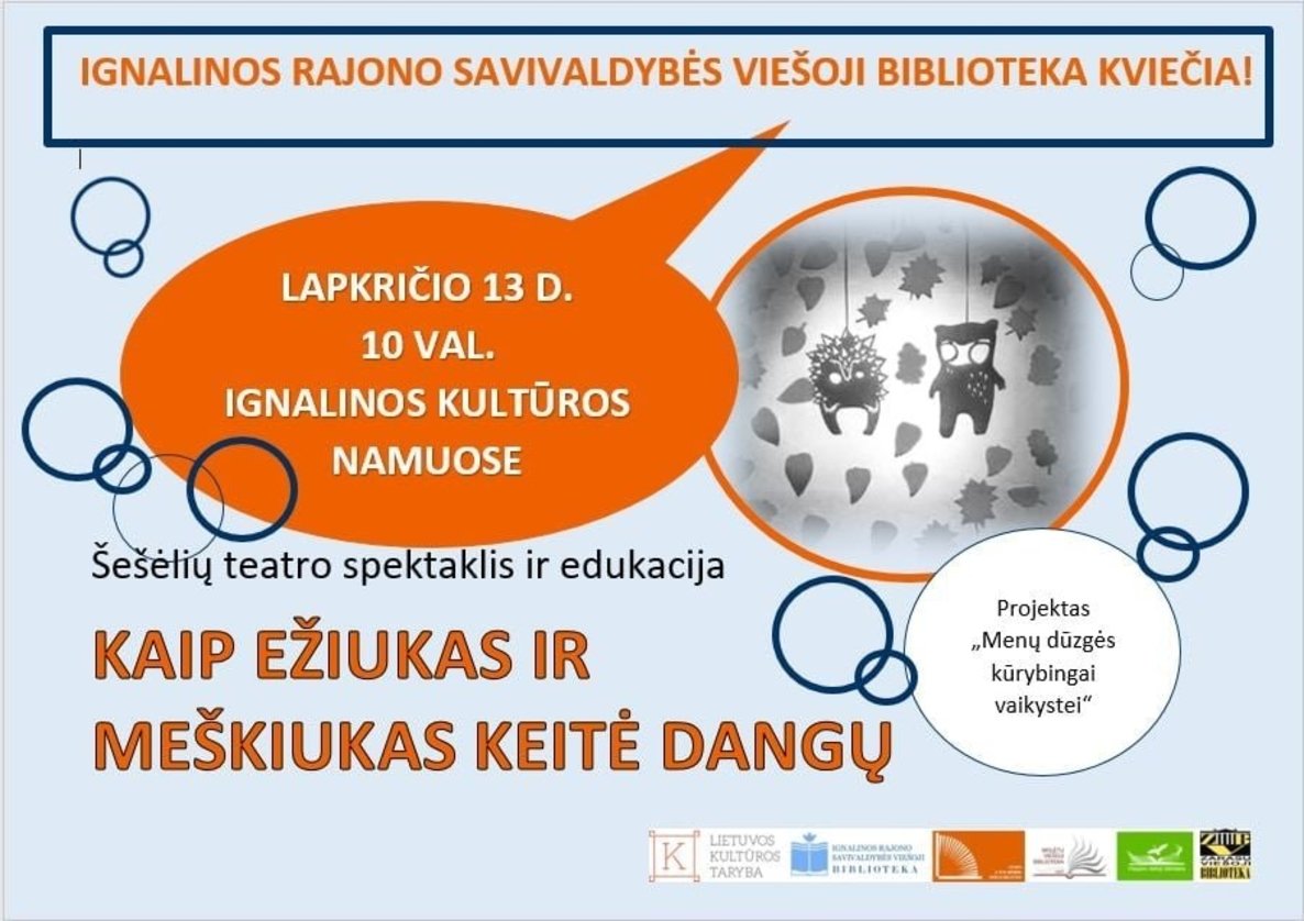 Šešėlių teatro spektaklis ir edukacija