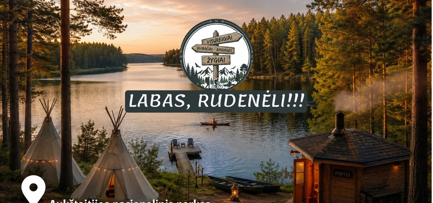 Baidarių ir pėsčiųjų žygiai „Labas, rudenėli!“