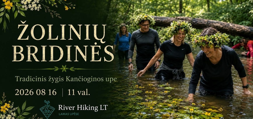 ŽOLINIų BRIDYNĖS | Traditionelle Wanderung entlang des Flusses Kančiogina