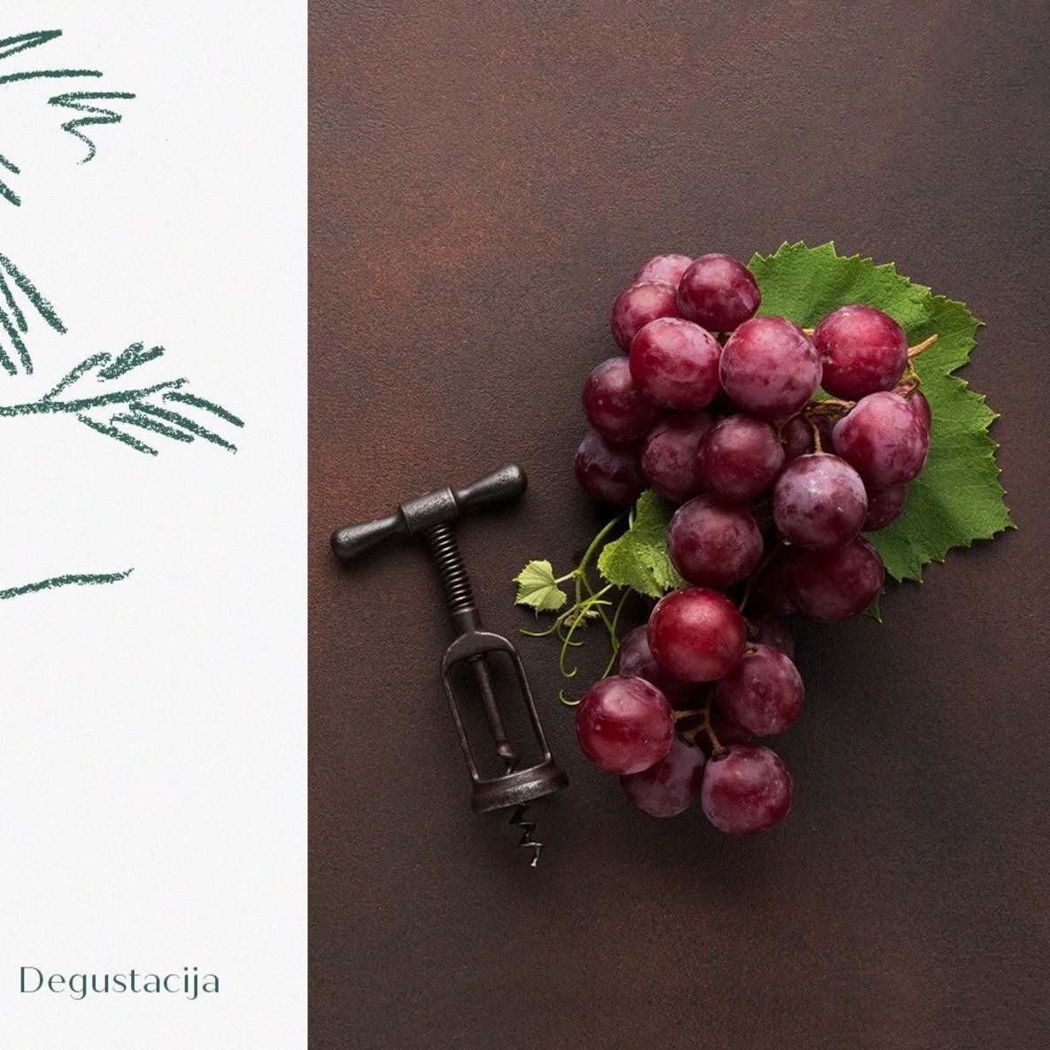 Desertų ir vyno degustacija