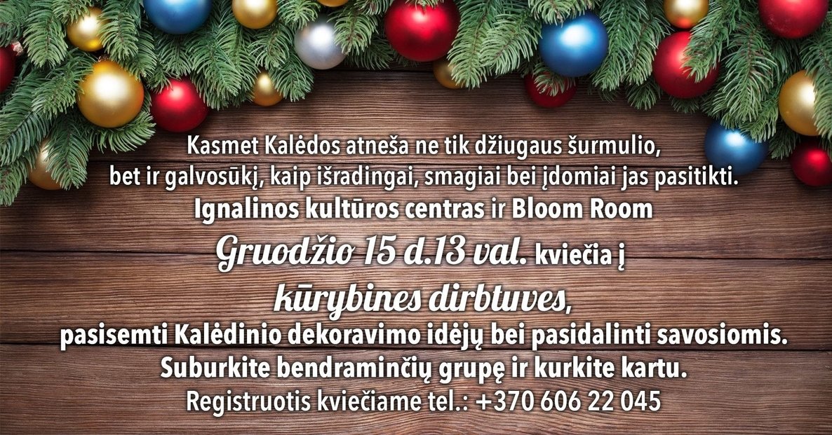 Creative workshops