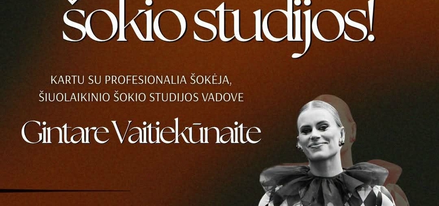 Kvietimas prisijungti prie Šiuolaikinio šokio studijos