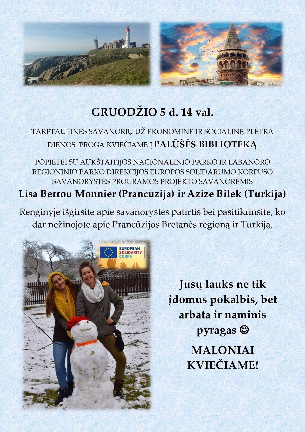Susitikimas su Aukštaitijos Nacionalinio parko ir Labanoro regioninio parko direkcijos savanorėmis