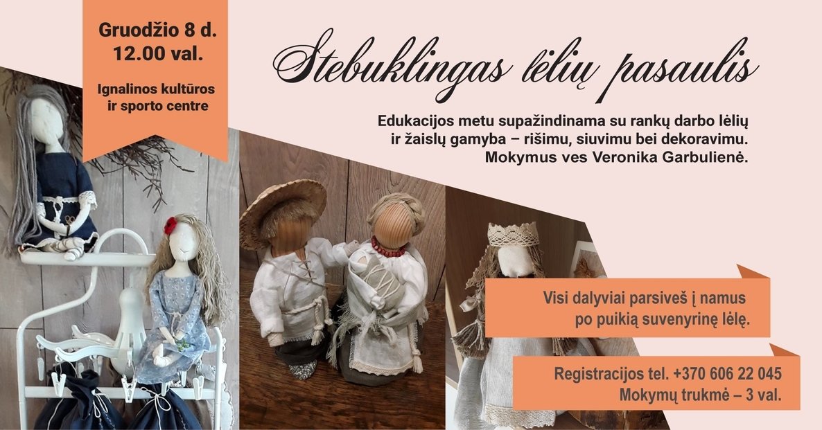 Edukacija ,,Stebuklingas lėlių pasaulis“