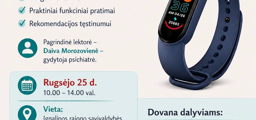 Širdies ritmu į sveikesnį gyvenimą
