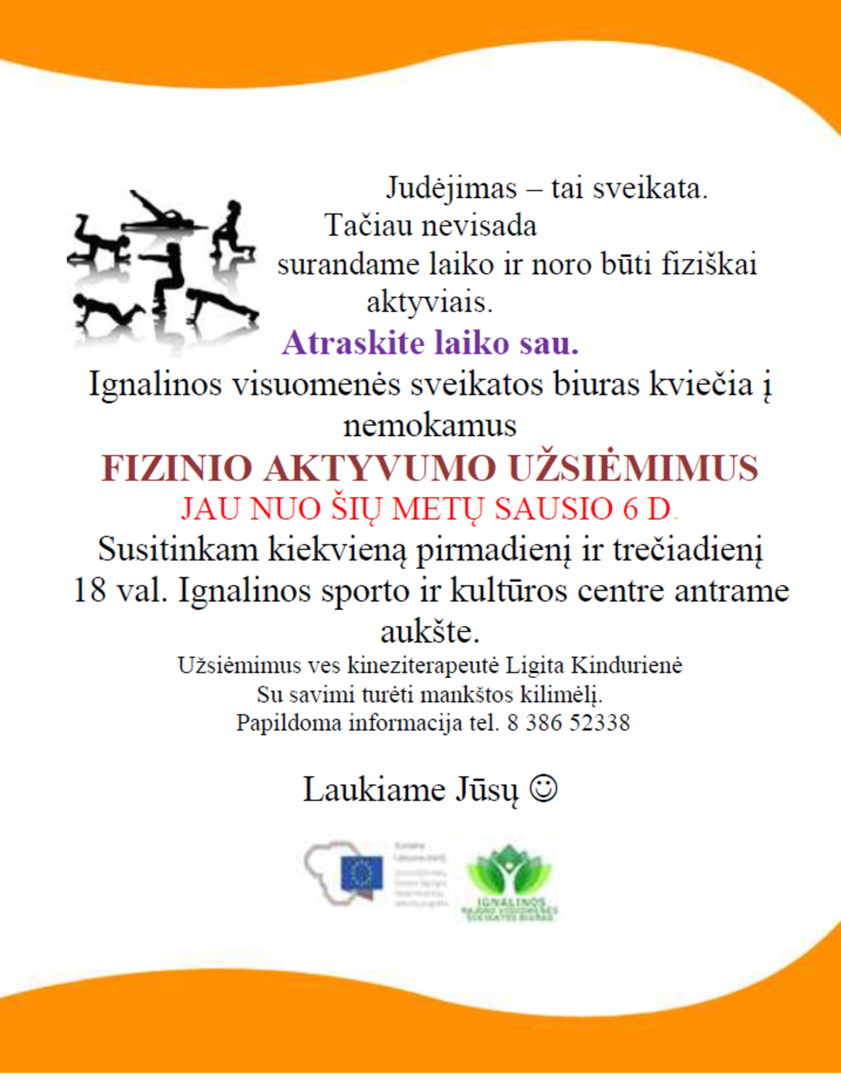 Fizinio aktyvumo užsiėmimai