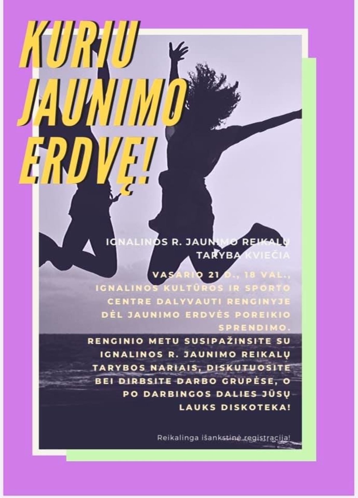 Kuriu jaunimo erdvę