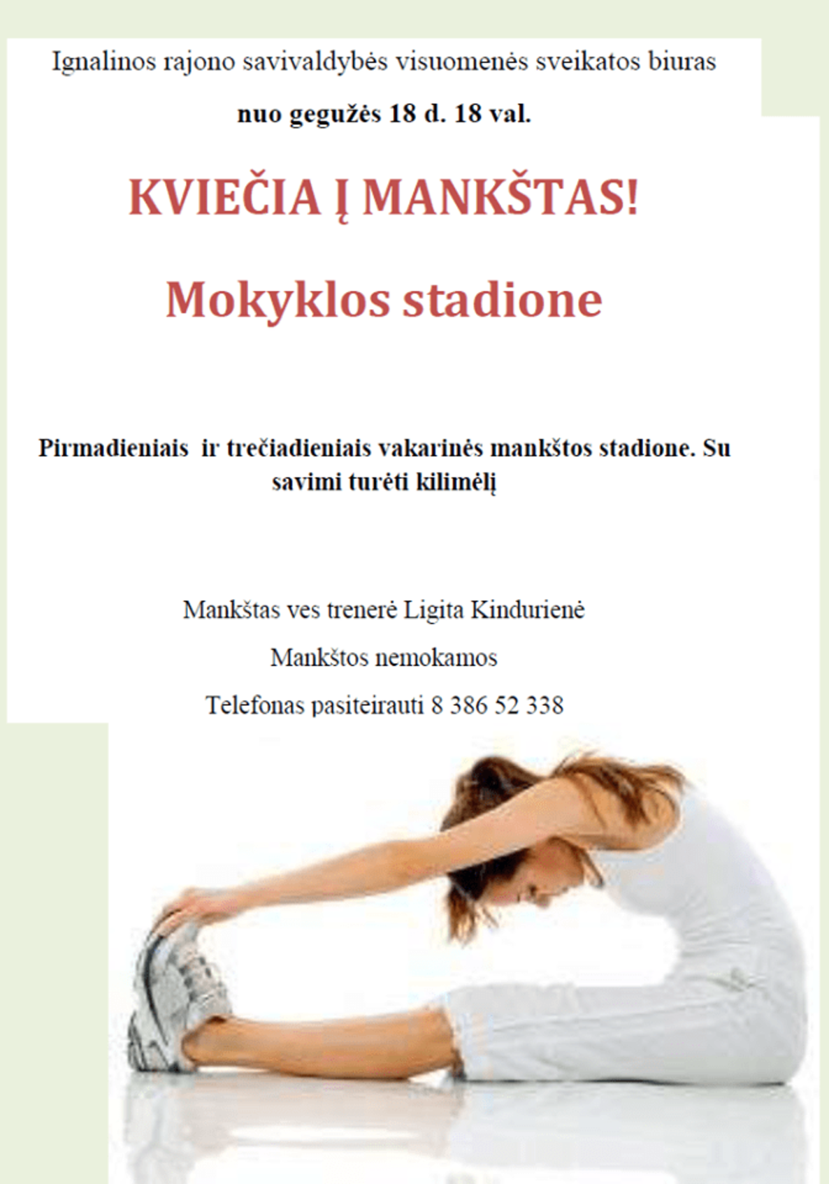 Mankštos mokyklos stadione