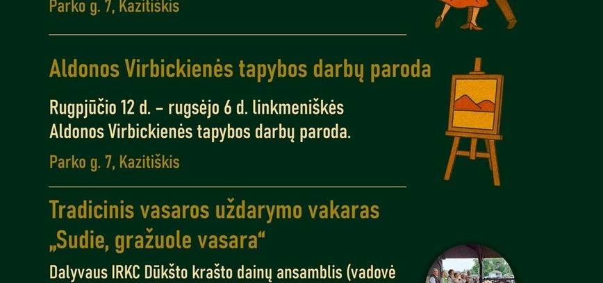 Aldonos Virbickienės tapybos darbų paroda
