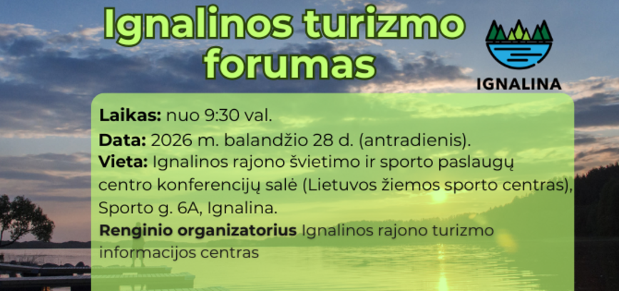 Ignalinos turizmo forumas