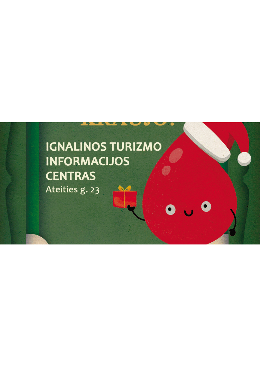 Рождественская акция по сдаче крови в Игналине!