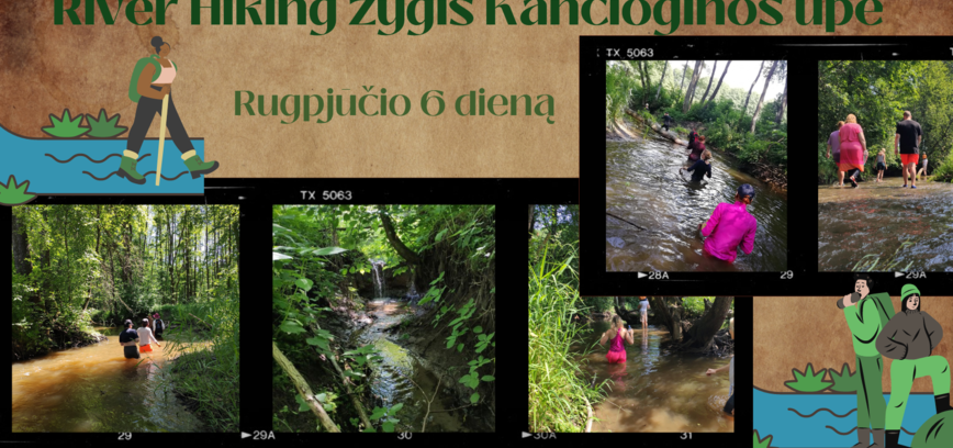 River Hiking žygis Kančioginos upe. REGISTRACIJA BAIGĖSI.