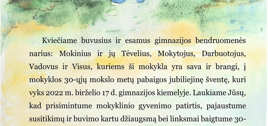 Vidiškių gimnazijos jubiliejus