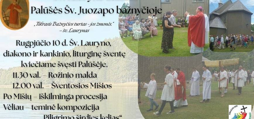 Šv. Lauryno atlaidai Palūšės Šv. Juozapo bažnyčioje