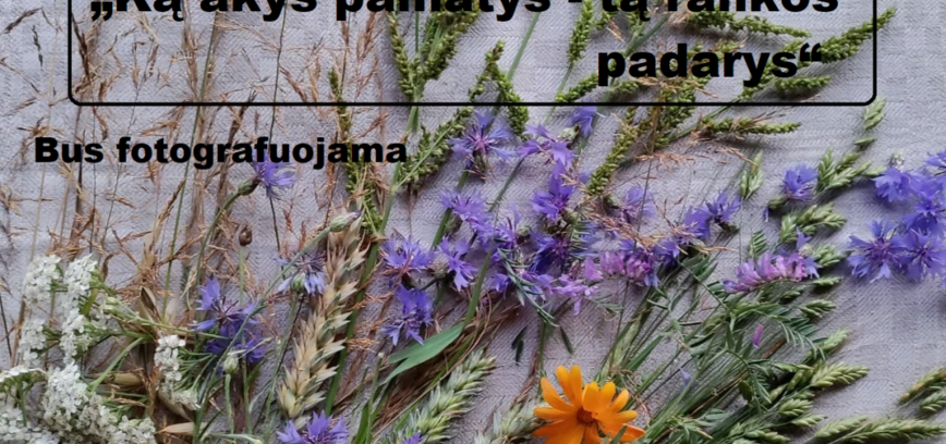 Edukacija Rimšėje „Ką akys pamatys - rankos padarys“