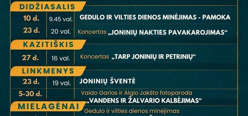 JONINIŲ ŠVENTĖ