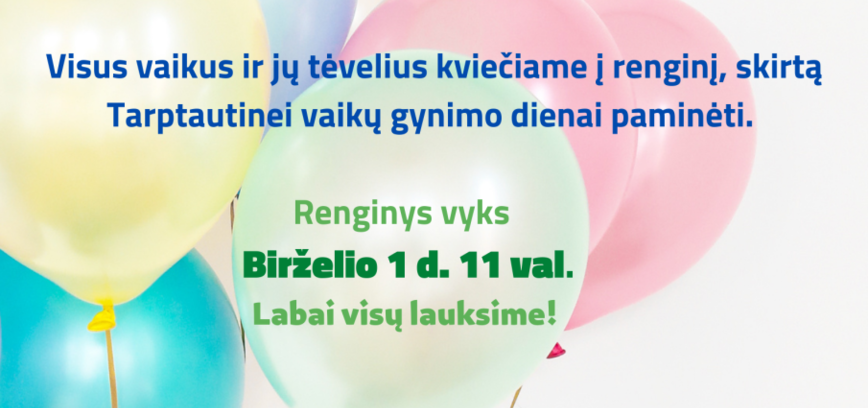 Tarptautinei vaikų gynimo dienai skirtas renginys Ceikiniuose ,,Laiminga vaikystė“