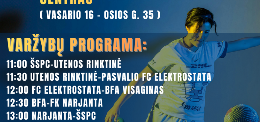 Utenos apskrities moterų futbolo čempionatas Ignalinoje