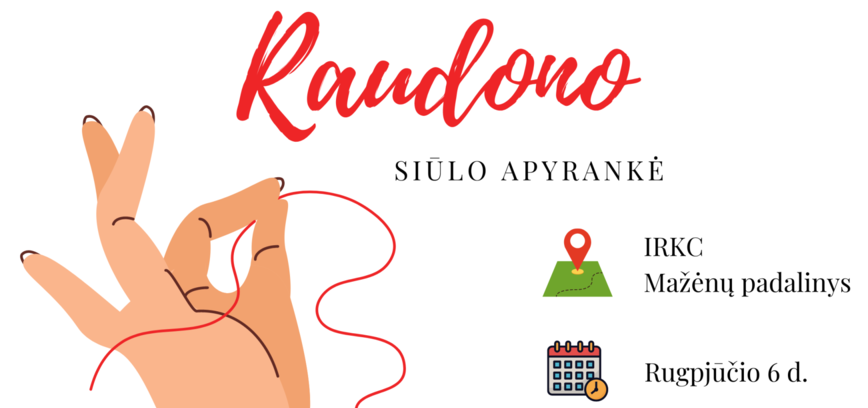 Edukacija Mažėnuose „Raudono siūlo apyrankė“