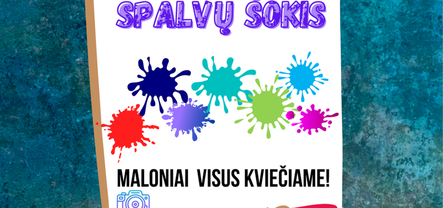 Kūrybinės dirbtuvėlės „Spalvų šokis“ Vidiškėse