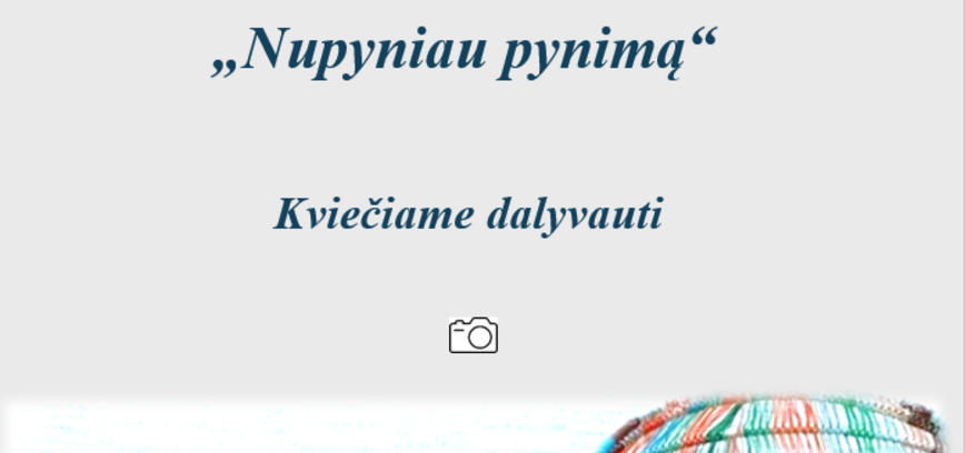 Edukacija „Nupyniau pynimą“ N. Daugėliškyje