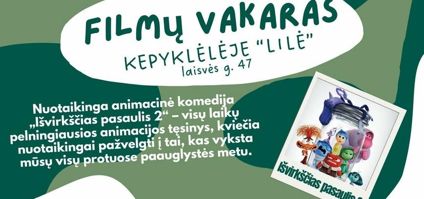 Filmų vakaras kepyklėlėje