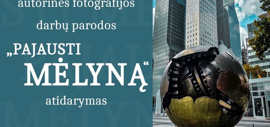 Parodos „Pajusti mėlyną“ atidarymas 