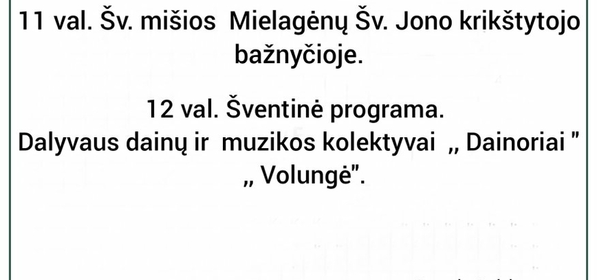 Mielagėnai: Gedenkfeier zum 16. Februar „Alles Gute zum Geburtstag, Litauen“