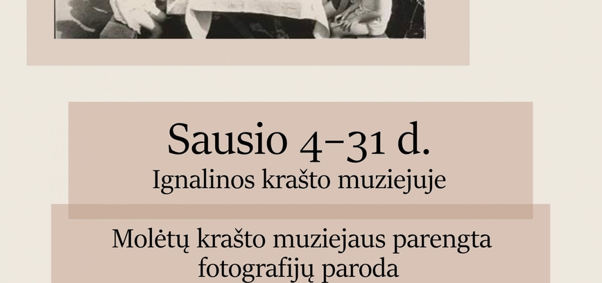 Fotografijų paroda „Mūsų Molėtų žydai“