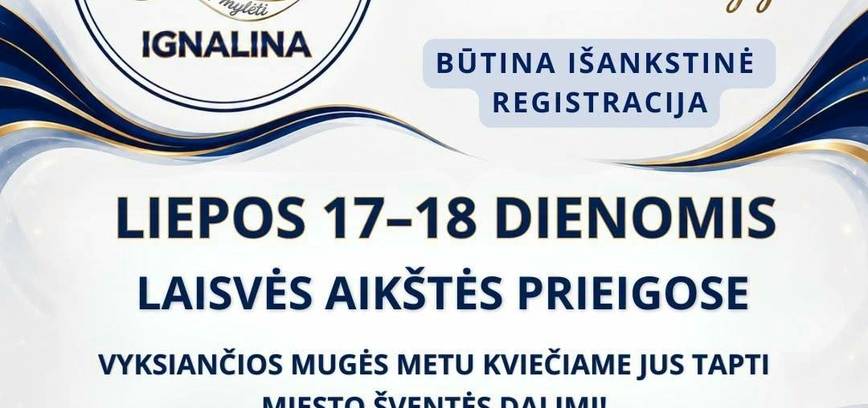 Kviečiame prekiauti miesto šventės mugėje