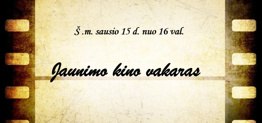 Jaunimo kino vakaras N. Daugėliškyje