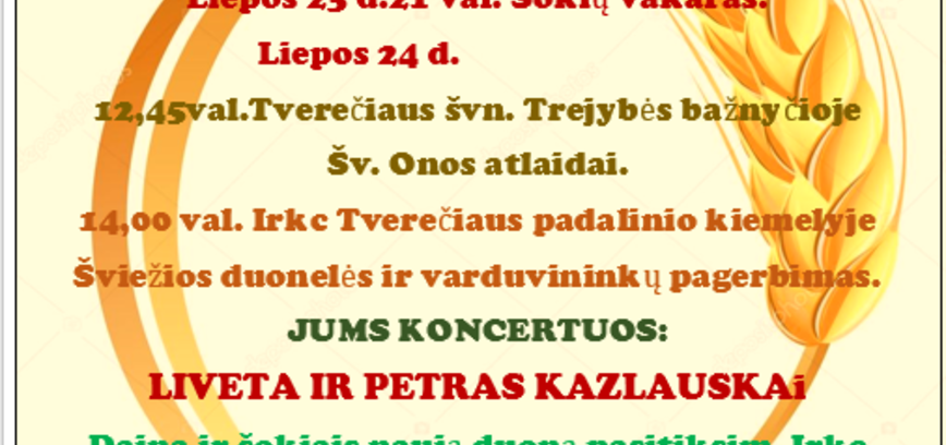 Tradicinė Oninių šventė Tverečiuje