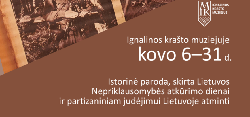 Paroda „ALGIMANTO PARTIZANŲ APYGARDOS ISTORIJA“