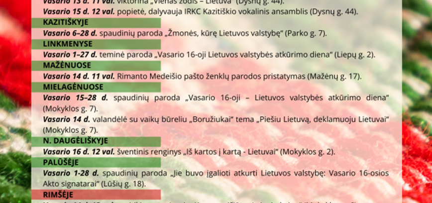 Literatūrinis - muzikinis rytmetis 