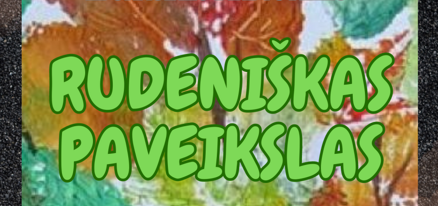 Edukacinės dirbtuvėlės Vidiškėse „Rudeniškas paveikslas“