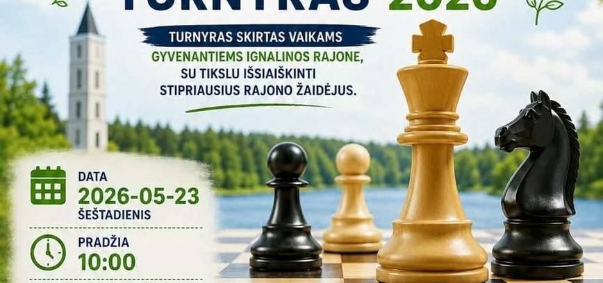 Ignalinos rajono vaikų pavasario šachmatų turnyras 2026