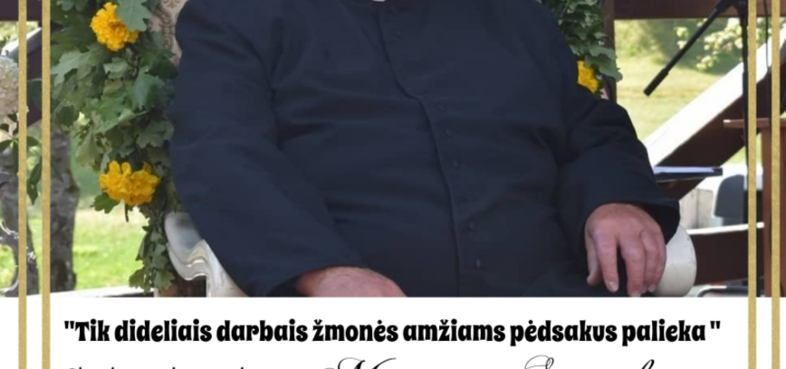 Šventė Ceikiniuose „Tik dideliais darbais žmonės amžiams pėdsakus palieka“