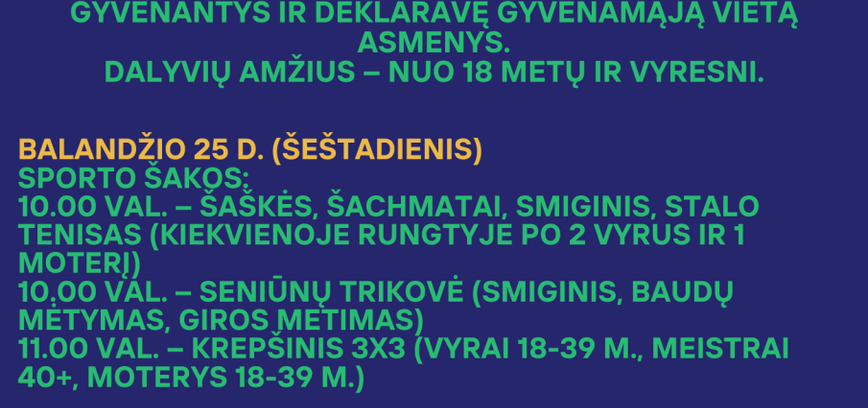 Ignalinos rajono seniūnijų sporto žaidynės