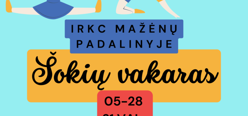 Šokių vakaras Mažėnuose